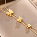Japanese And Korean Minimalist Titanium Steel Necklace With Versatile Feminine Qualities, Three-dimensional Frosted_ipsvogv.com