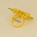 New Gold-plated Flower Women's Ring, Exaggerated Jewelry, Bride's Wedding Accessories, Exquisite Gifts_ipsvogv.com