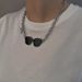 Sunglasses Necklace, Niche Punk Design, Star Like Instagram Splicing, Titanium Steel, Men's Women's Trendy Hip-hop_ipsvogv.com