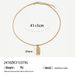 stainless steel gold plated tarot twisted chain necklace female simple personality light luxury pendant jewelry_ipsvogv.com