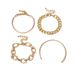 Jewelry Smooth C-shaped Mixed Fried Dough Twists Simple Thread Exaggerated O-shaped Chain Suit Bracelet_ipsvogv.com