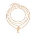 Fashionable Ins Stle Metal Flower Necklace, Personalized Boot Pendant,pearl Chain, Laered Necklace_ipsvogv.com