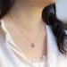 hot Sale Simple And Fashionable Water Drop Natural Water Grass Agate Pendant S925 Silver Inlaid Green Moss Stone Necklace Customized_ipsvogv.com
