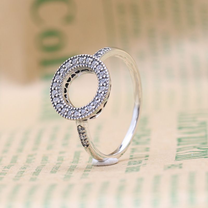 Women's Jewelry Floral Heart Ring With Hollow Design, Silver & Rose Gold Plated Brass, Elegant & Stylish For Daily Wear Or Gift Giving_ipsvogv.com