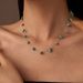Bohemian Style Blue Turquoise Real Gold Stainless Steel Necklace Hot Selling Accessory_ipsvogv.com