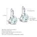 Fashion Simple Natural Yellow Amethyst Earrings S925 Silver Inlaid Topaz Gemstone Earrings_ipsvogv.com