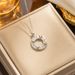 temperament, micro-set diamonds, exquisite style, ins internet celebrity accessories, titanium steel clavicle chain_ipsvogv.com