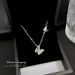 【 Full Body Titanium Steel 】 INS Butterfly Necklace For Women, Simple And Exquisite, Super Immortal, Niche Design, Cool_ipsvogv.com
