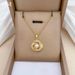 【 Titanium Steel 】 Necklace Earring Light Luxury Full Diamond Pearl Flower Personalized Temperament Banquet Earrings Set_ipsvogv.com