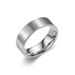6mm Plain Minimalist Titanium Steel Frosted Fashionable Men's Ring Bracelet_ipsvogv.com