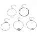 New Combination Personalized Round Lotus Hollow Adjustable 5-piece Set Bracelet_ipsvogv.com