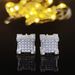 Earrings Copper Micro Inlaid Zircon Square Earstuds Hiphop Jewelry Ring e5764_ipsvogv.com
