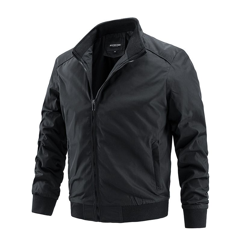 Men's Clothing Thin Jacket Spring and Autumn Coat Men's Large Size Casual Windbreaker Style_ipsvogv.com