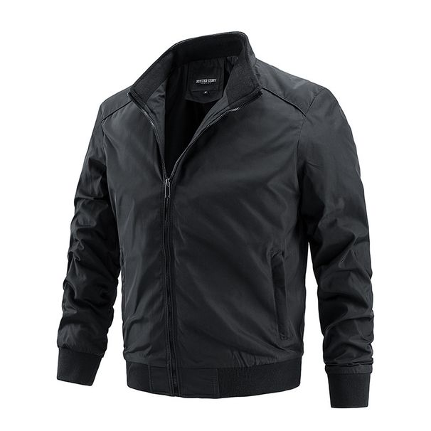 Men's Clothing Thin Jacket Spring and Autumn Coat Men's Large Size Casual Windbreaker Style_ipsvogv.com