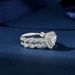 Sanjie Creative Silver Pair Love Shaped Luxury Proposal Engagement Full Diamond Ring Fried Dough Twists Lady Jewelry_ipsvogv.com