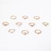 10 Ring Set Beach Style Women's Jewelry_ipsvogv.com