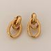 Women's Jewelry High Grade Metal Minimalist Geometric Earrings Simple And Light Luxury Earrings Daily Versatile Earrings_ipsvogv.com