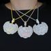 New Large-sized Letter Road Runna Pendant Full Of Diamond Electric Gold Men's Hip-hop Accessories_ipsvogv.com
