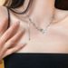 36000 People Collection Butterfly Zircon Tassel Necklace For Girls In Summer 2024, New Accessories, Light ! Luxury,_ipsvogv.com
