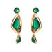 New Exaggerated Multi-layer Irregular Geometric With Feminine Temperament, Versatile And Trendy, Niche Earrings_ipsvogv.com