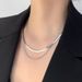 Colorless 2024 New Light Luxury And Unique Gold Neckchain Design High Grade Snake Bone Women's Summer Necklace With_ipsvogv.com