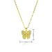 Hot Selling Butterfly Zircon Earrings Necklace Set Personalized Light Luxury Butterfly O Shaped Chain Jewelry_ipsvogv.com