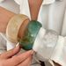 ins Style Gradient Translucent Acrylic Bracelet Female Exaggerated Round Wide Irregular Bracelet_ipsvogv.com