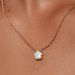 Women's Jewelry White Mother Of Pearl Flower Necklace Light Luxury High End Design Fashionable All Match Four Leaf Clover Clavicle Necklace_ipsvogv.com