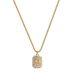 Exquisite Diamond Pendant Necklace With Titanium Steel Design, M Letter Neckchain, And Elegant Mesh Red Collar Chain_ipsvogv.com