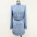 Women's Clothing celebrity fashion new heavy beaded diamond short top skirt suit two piece suit_ipsvogv.com
