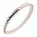Men's Jewelry Fashion Simple Stainless Steel Buckle Bracelet Cowhide Braided Wave Checkered Personality Bracelet_ipsvogv.com