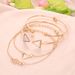 Jewelry Fashion Geometry Molecule White Turquoise Knot Bracelet Set Of 4_ipsvogv.com