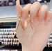 Light Luxury High-End Sense Temperament Full Diamond Geometric Rhombus S Silver Needle Internet Celebrity Personality_ipsvogv.com