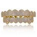 Plated Micro Inlaid Zircon Set Hip Hop Fashion Gold Teeth_ipsvogv.com
