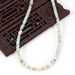 Freshwater Pearl Bamboo Shell Spacer Stone Natural Stone Bracelet Necklace Set_ipsvogv.com