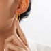 Women’s Jewelry Set Fashion Simple And Popular 30/40/50/60mm Stainless Steel Round Earrings Personality Fashion Gold Geometric Earrings_ipsvogv.com