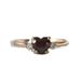 Three Heroes Set Heart Shaped Pigeon Blood Red Garnet Ring, Cute And Sweet, Rose Gold Plated Diamond Ring For Women_ipsvogv.com