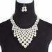 Jewelry straight pearl woven Collar necklace with multiple layers of collarbone chain 9580_ipsvogv.com