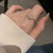 Sparkling Sparkling Diamond Adjustable Fashionable And Simple Index Finger Ring, Korean Luxury Temperament, Internet_ipsvogv.com
