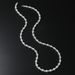 Hip hop personality necklace flower shaped tennis bracelet necklace trendy brand jewelry single row chain full diamond necklace_ipsvogv.com