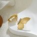 Women’s Jewelry Set Fashion Fashion High End Retro Symmetrical Gold Zircon Earrings Butterfly Shape Earrings_ipsvogv.com