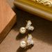 Internet Celebrity Fashion Exquisite Zircon Inlaid Pearl For Women With A Sense Of Luxury, Commuting Simple Silver_ipsvogv.com