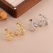 Ins Style Irregular Earrings Metal Style Simple Personality Twisted Line Earrings High Grade Retro Earrings_ipsvogv.com