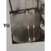 Natural Freshwater Rice Grain Pearl Necklace Jade Jewelry, Titanium Steel Light Collarbone Chain With A Sense Of Luxury_ipsvogv.com
