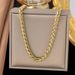 Minimalist Round Bead Snake Bone Necklace For Women's Korean Version Short Plain Bare Collarbone Chain Instagram Popular_ipsvogv.com
