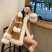 Women's Clothing lambskin fur Maillard coat women's winter fur lazy style fur_ipsvogv.com