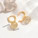 Geometric hollow out small fragrant style female with versatile heart set zircon design buckle simple and high-end_ipsvogv.com