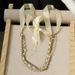 Korean Style Multi-layer Glass Bead Chain Ribbon Necklace Sweet Fashion Niche Design Elegant Versatile Jewelry_ipsvogv.com