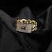 Men's Jewelry High End Personality Fashion Geometric Zircon Ring 14K Gold Full Diamond Cuban Chain Design Sense Ring Trend_ipsvogv.com