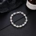 Fashionable Luxurious Floral Full Diamond Roman Bracelet With Elegant And Versatile Bracelets_ipsvogv.com